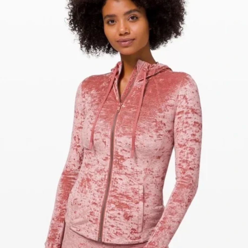 NWOT Special Edition Lululemon Hooded Define Jacket Crushed Velvet Size 8